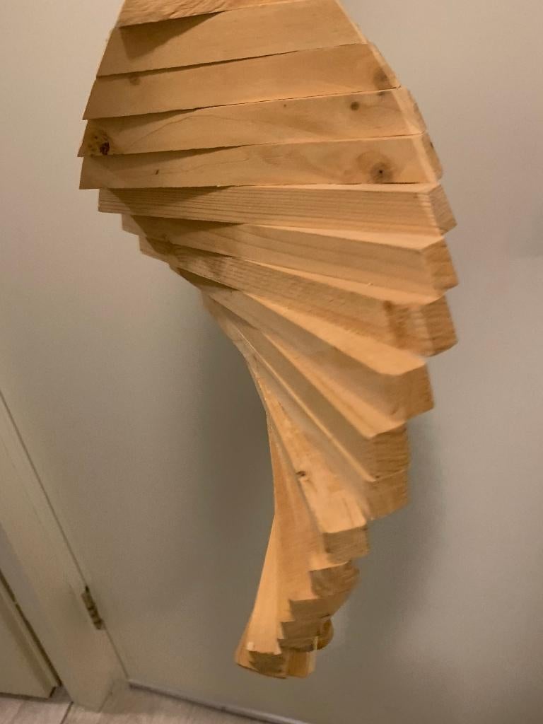 houten windspinner handgemaakt H 44 cm, B 24 cm, Tuin en Terras, Ophalen of Verzenden, Nieuw