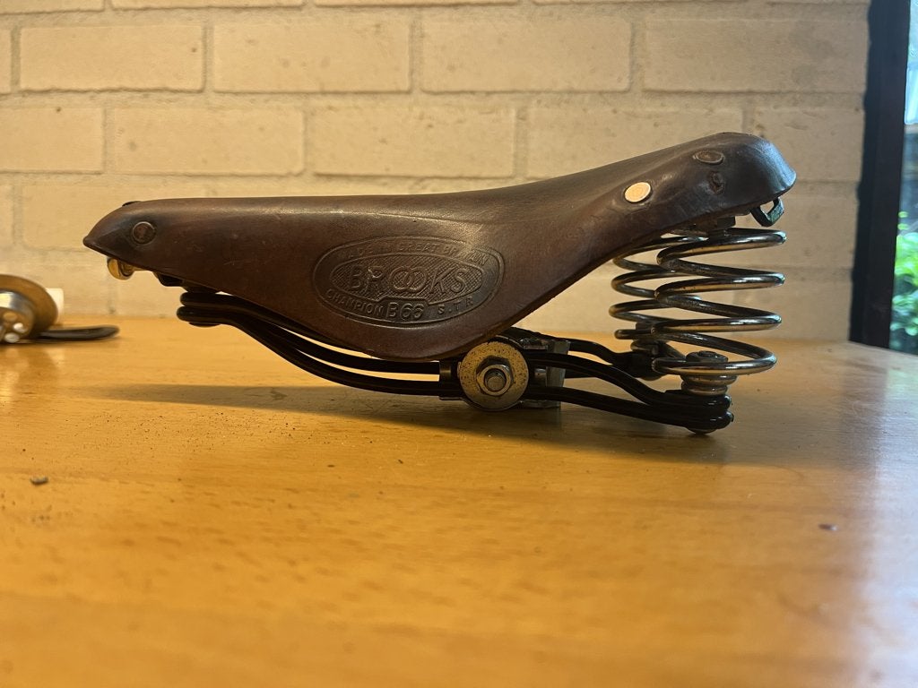 brooks zadel, Fietsen en Brommers, Fietsonderdelen, Leer, Ophalen of Verzenden, Zo goed als nieuw, Brooks