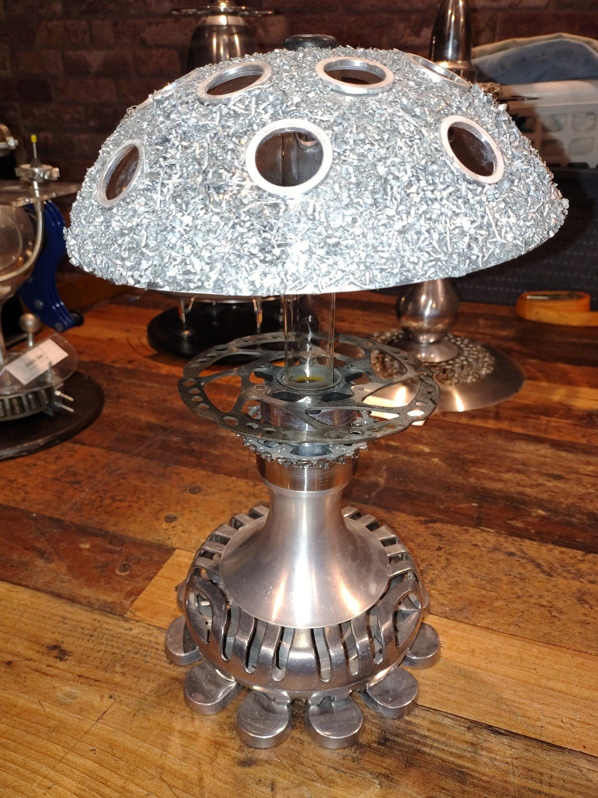 Unieke Space Age Design Lamp 'New Horizon Time' - R.R.J.K., Ophalen of Verzenden