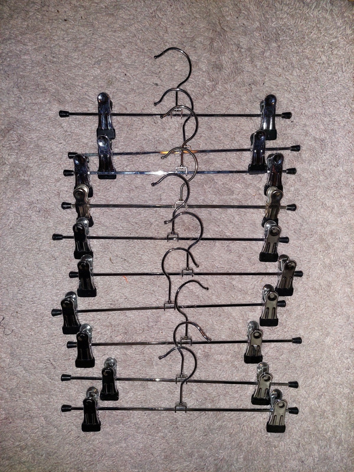 10 metalen kinderkleding knijper hangers 30 cm breed, ., Ophalen of Verzenden, Zo goed als nieuw, .