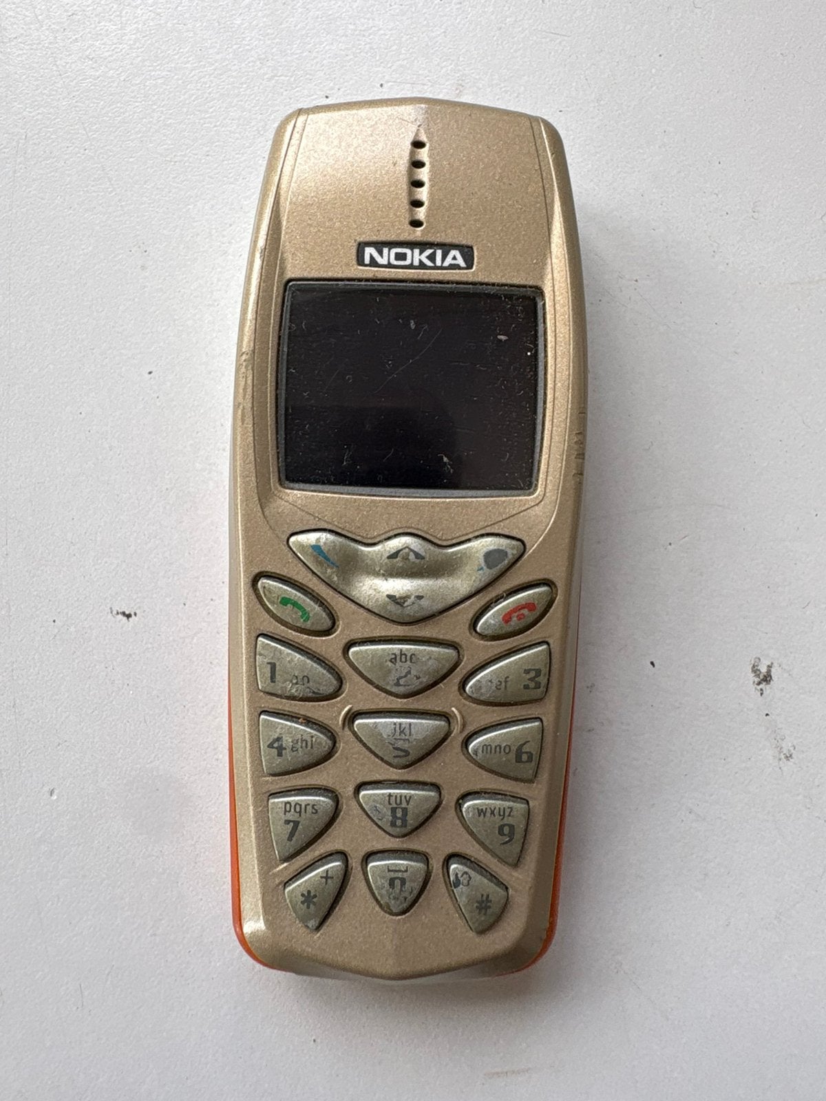Nokia 3510i mobiele telefoon goud/oranje – ongetest, Verzenden, Zo goed als nieuw