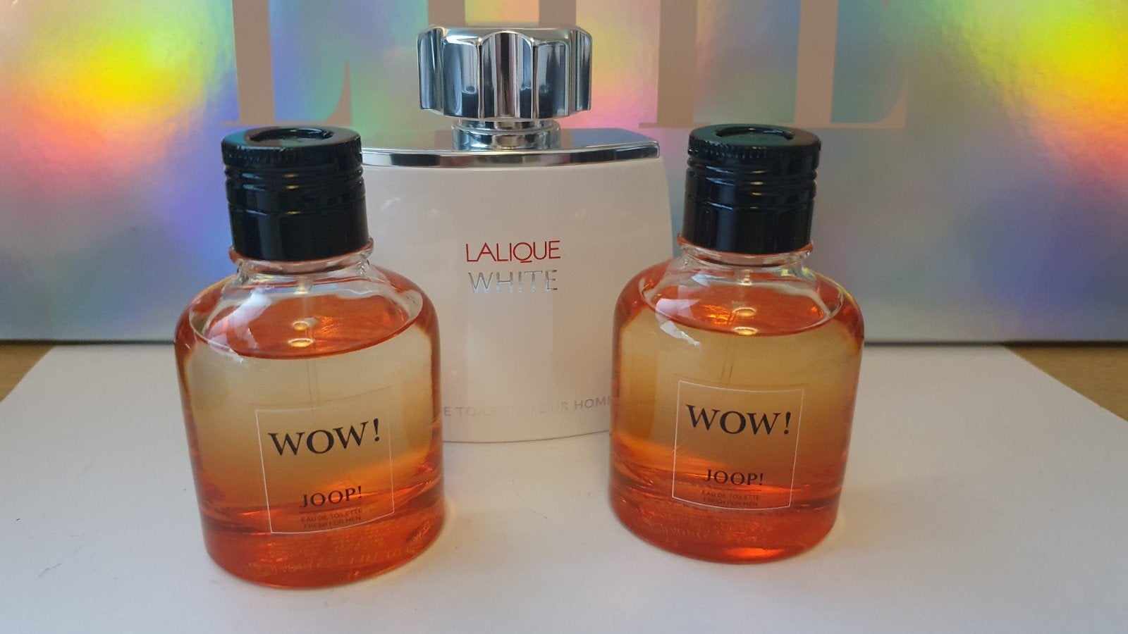 3 heerlijke herengeuren, Lalique en Joop, Ophalen of Verzenden, Nieuw