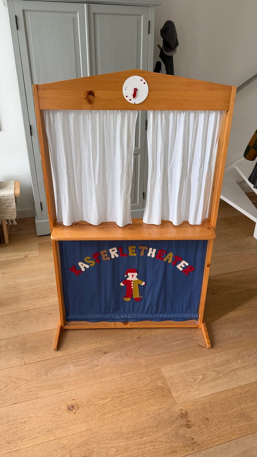 Houten poppenkast met handpoppen, Ophalen, Gebruikt, Overige typen