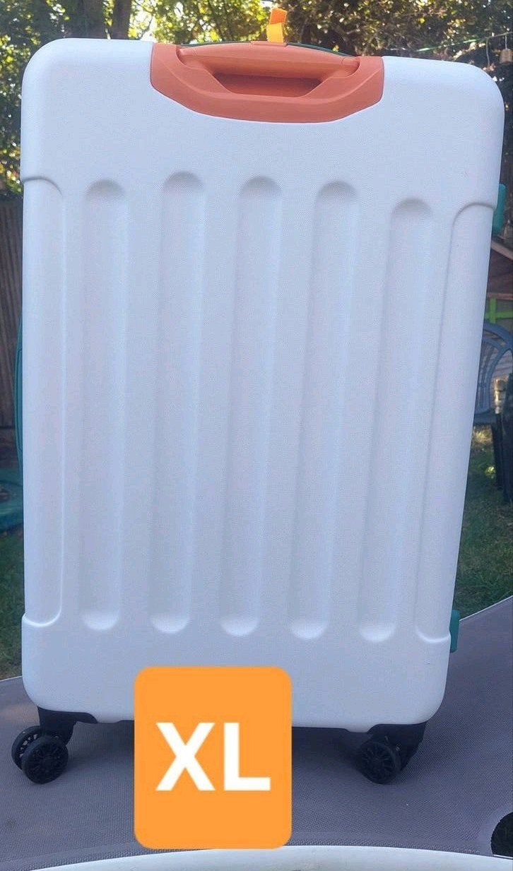 XL Postcode Loterij Koffer + Organiser & Band (Nieuw!), Wieltjes, Hard kunststof, 45 tot 55 cm, Nieuw