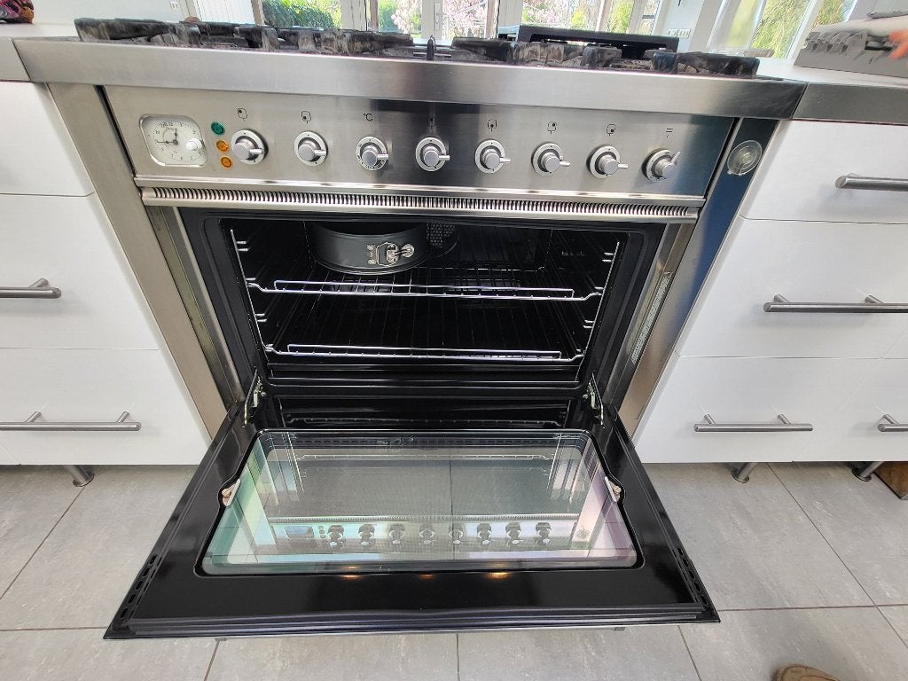 BORETTI oven, Gebruikt, 60 cm of meer, Gas, Vrijstaand