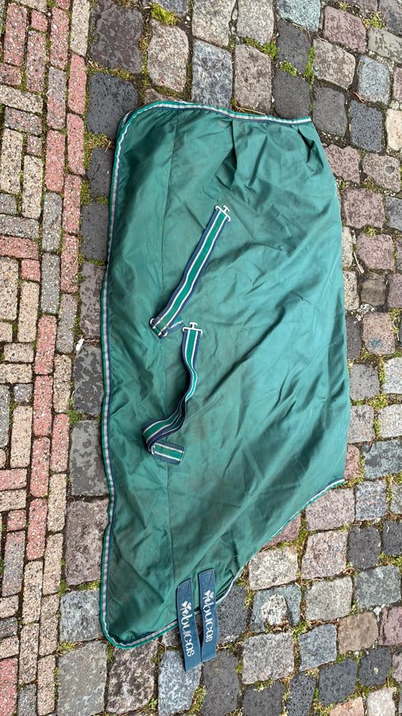 Pony regendeken 115 cm, Dieren en Toebehoren, Paarden en Pony's | Dekens en Dekjes, Bucas, Gebruikt, Overige materialen, Ophalen of Verzenden