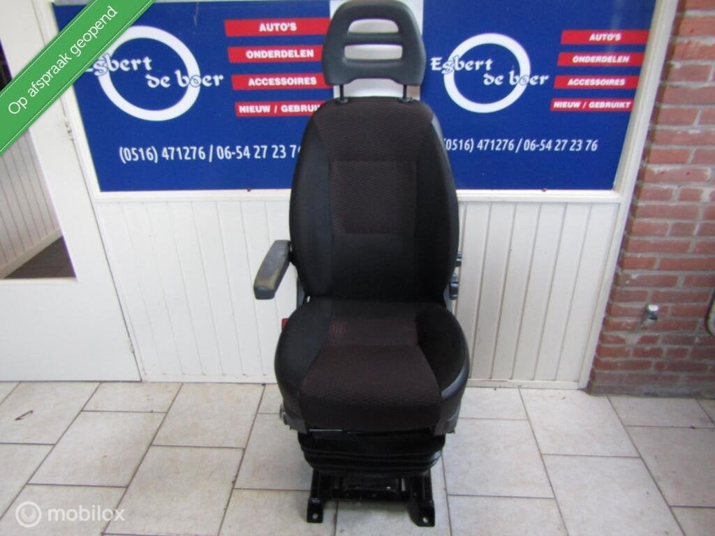 geveerde gewicht instelbare Stoel ducato boxer jumper, Gebruikt, Fiat, Ophalen of Verzenden, Fiat