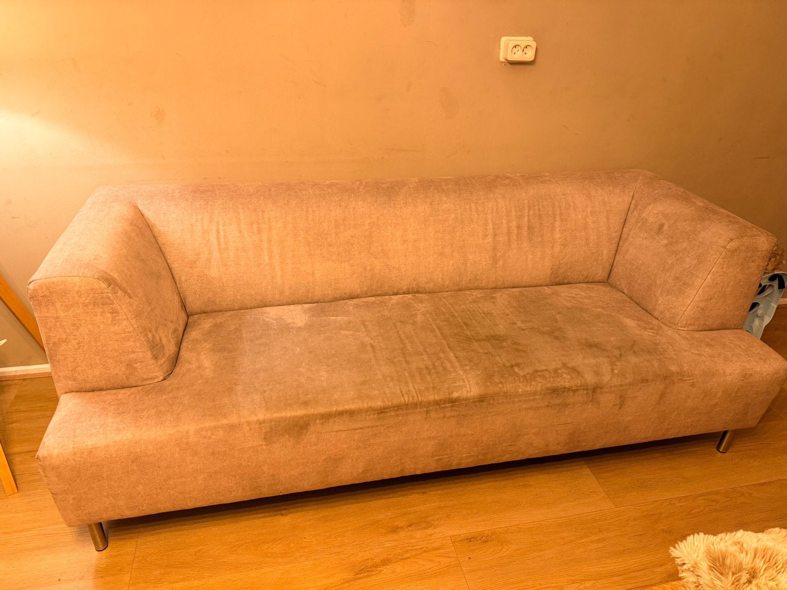 Gratis bank, Huis en Inrichting, Ophalen, Gebruikt, Driepersoons, 75 tot 100 cm