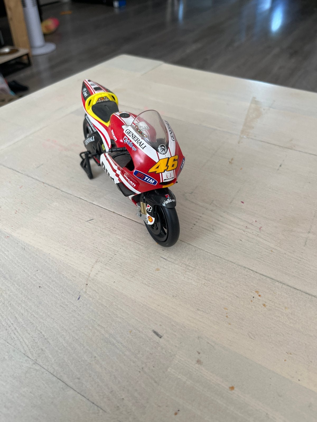 Ducati MotoGP Modelmotor - Valentino Rossi #46, Overige merken, 1:50 of kleiner, Overige typen, Ophalen of Verzenden