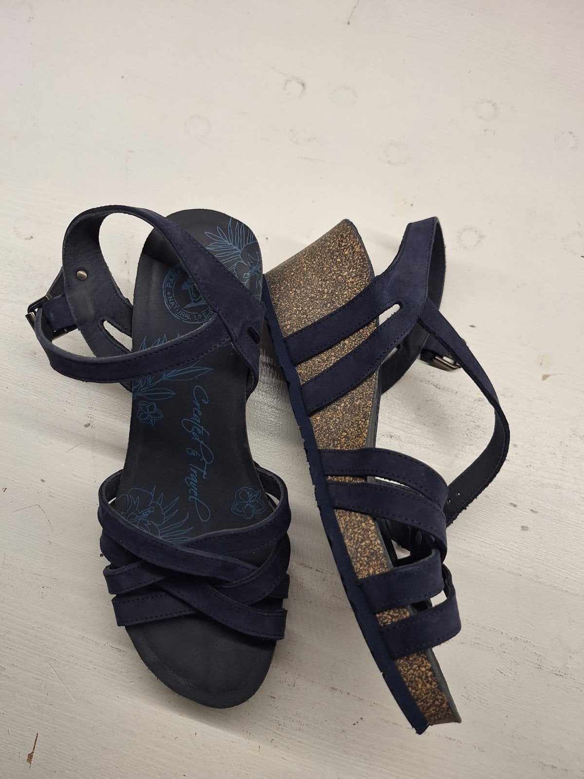 Panama jack sandalen 40,5, Ophalen, Blauw, Sandalen of Muiltjes, Zo goed als nieuw