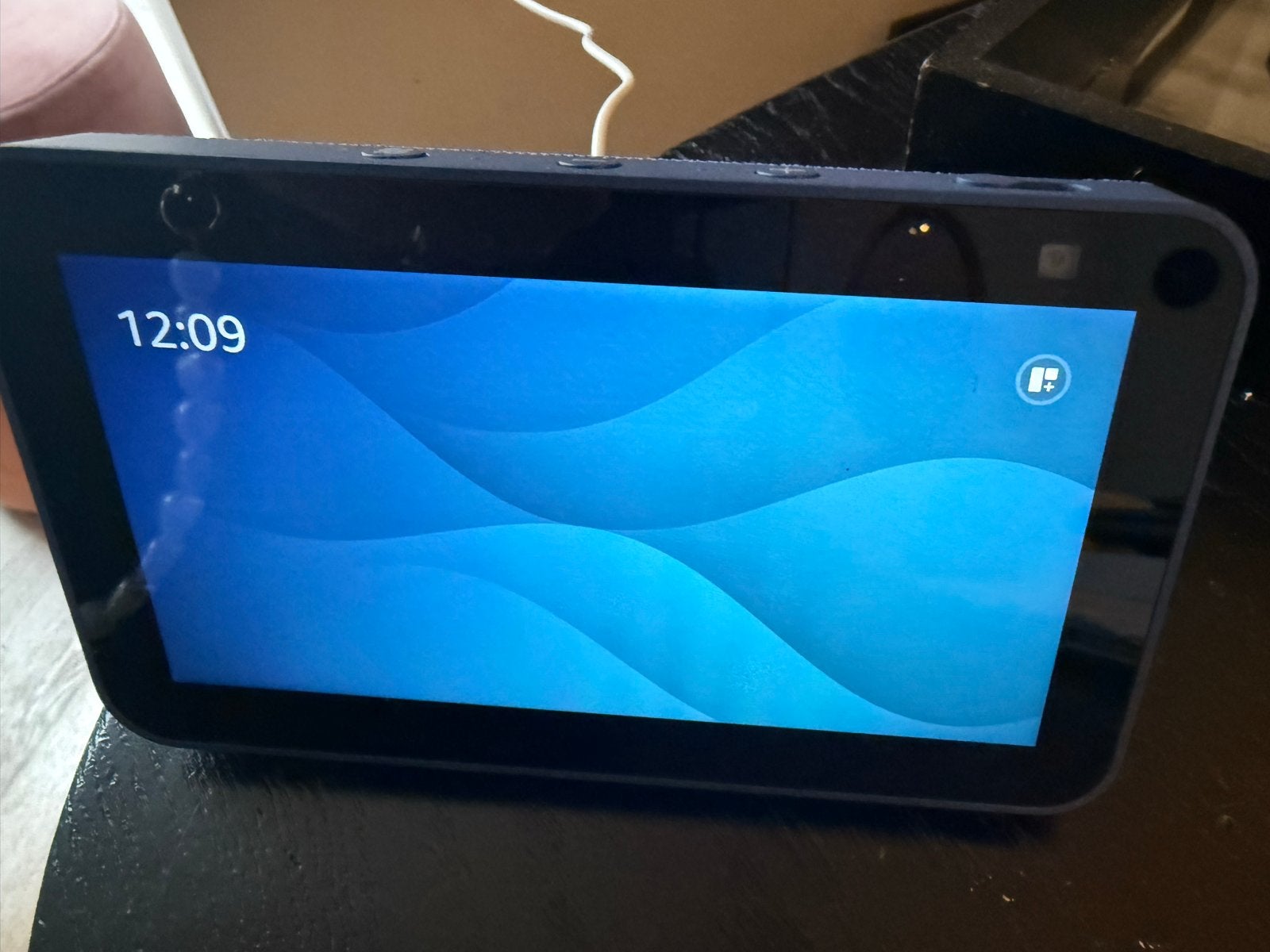 Amazon Echo Show 5 (Engelse versie/stekker) - Ongebruikt, Ophalen of Verzenden, Zo goed als nieuw