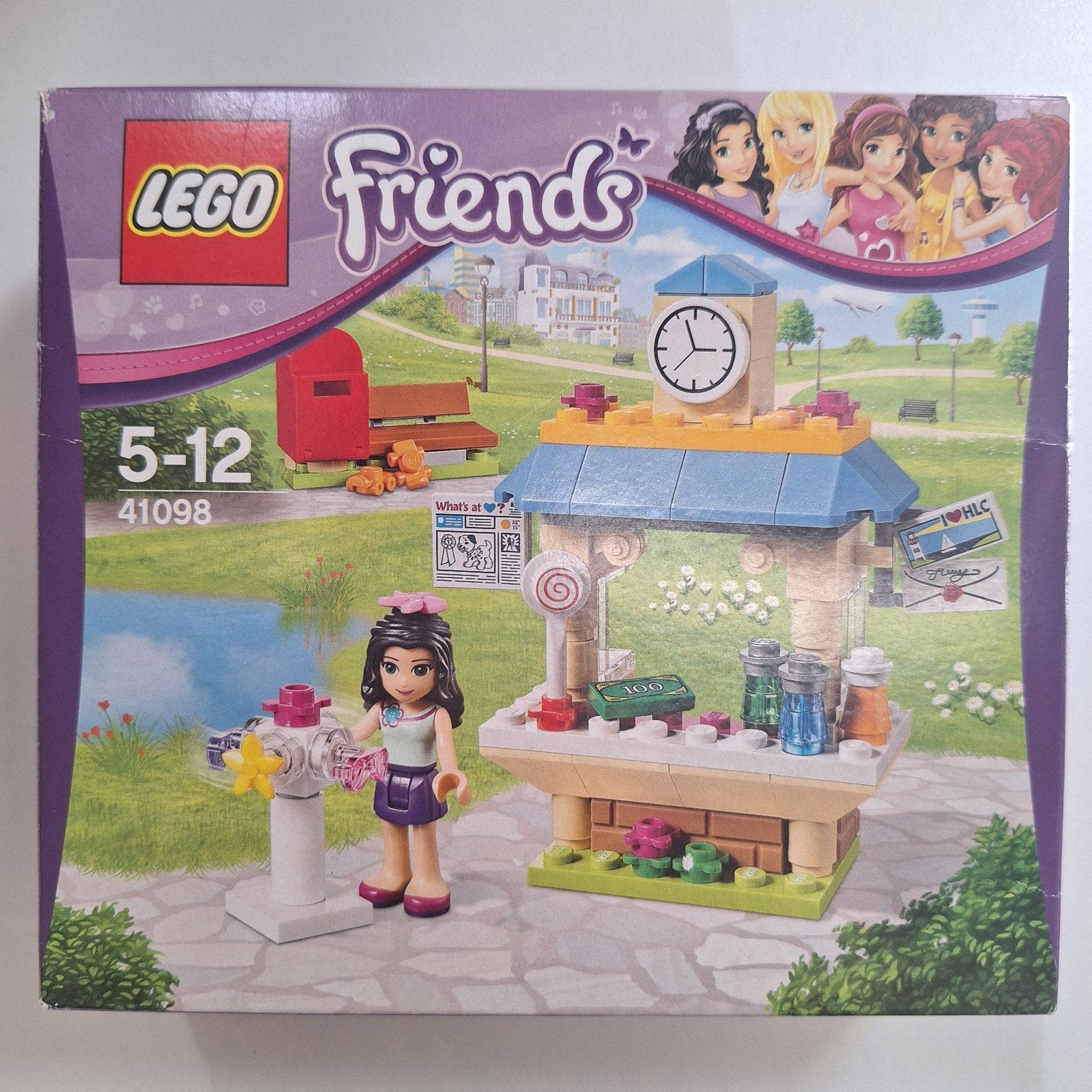 Lego friends 41098 emma's toeristenkiosk, Ophalen of Verzenden, Zo goed als nieuw