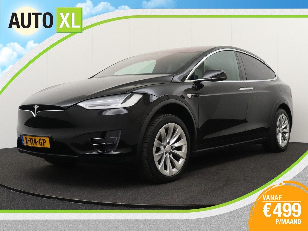 Tesla Model X Long Range 7-Persoons Full Self-Driving Trekha, Auto's, Tesla, Automaat, Model X, Gebruikt, Zwart
