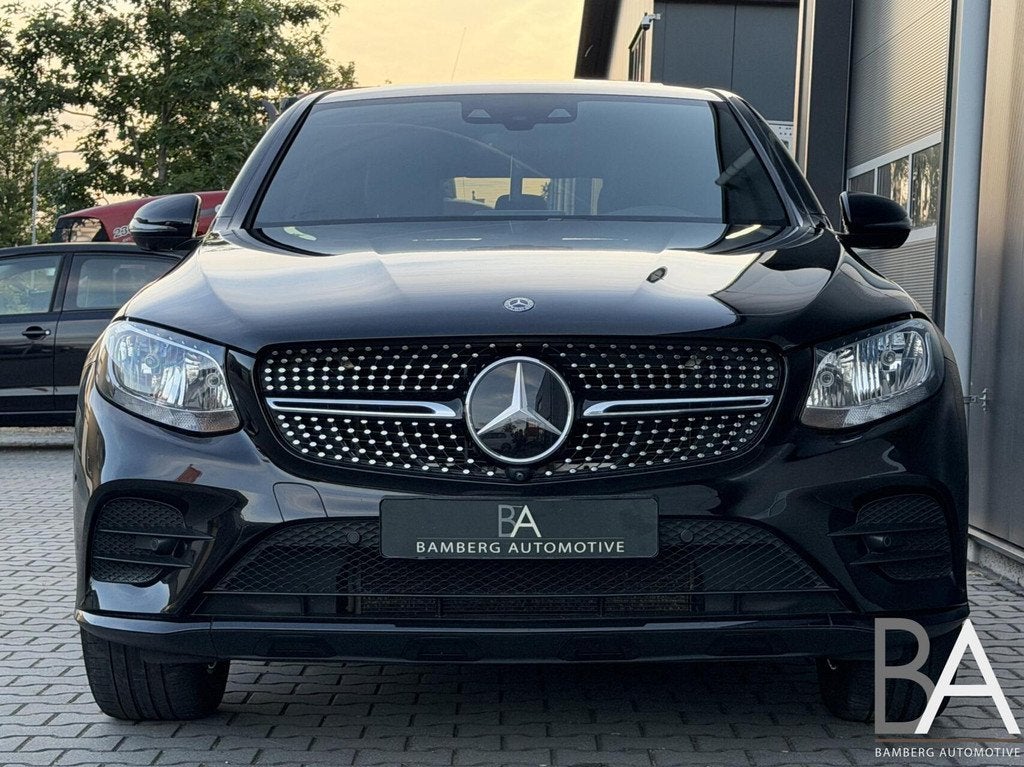 Mercedes GLC-klasse Coupé 250 4MATIC AMG|pano|Burmester, Auto's, Mercedes-Benz, Gebruikt, 4 cilinders, Met garantie (alle), Zwart