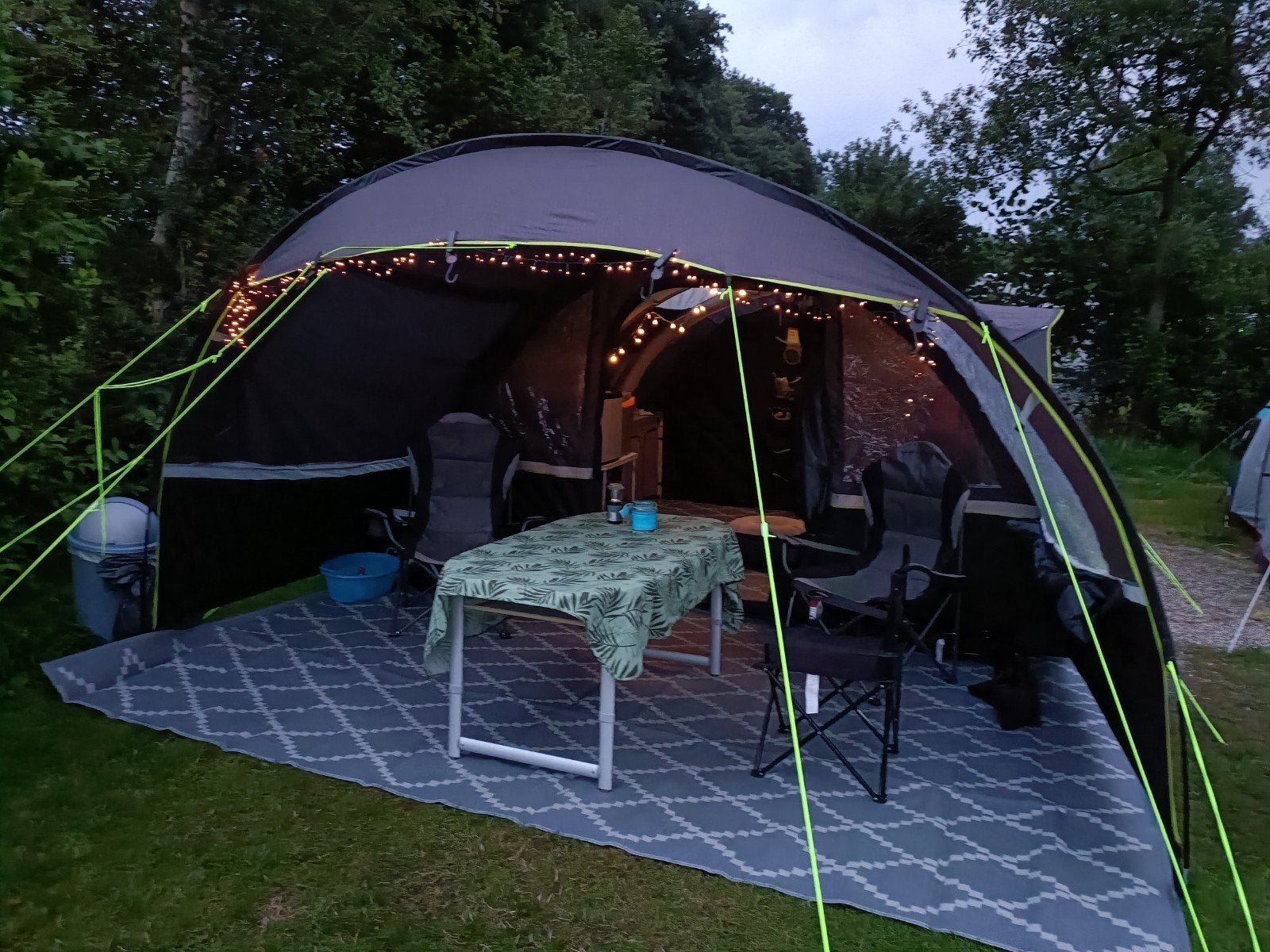 Obelink Portico 6 Easy Air tunneltent - Zo goed als nieuw, Ophalen of Verzenden, Zo goed als nieuw, Meer dan 6