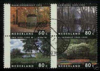 @@ 1814-1817 blok van vier gestempeld @@, Verzenden, Gestempeld