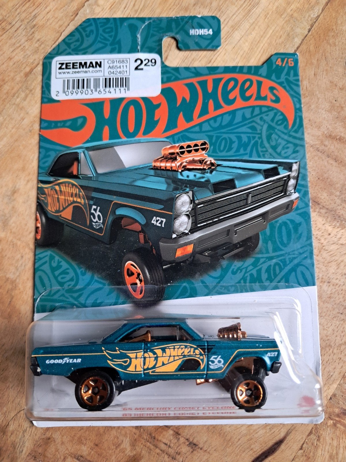 Hot Wheels '65 Mercury Comet Cyclone pearl and Chrome ovp, Ophalen of Verzenden, Nieuw, Auto