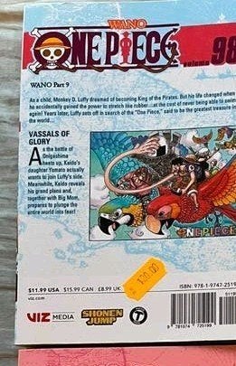 One Piece Manga: Deel 98, Ophalen of Verzenden