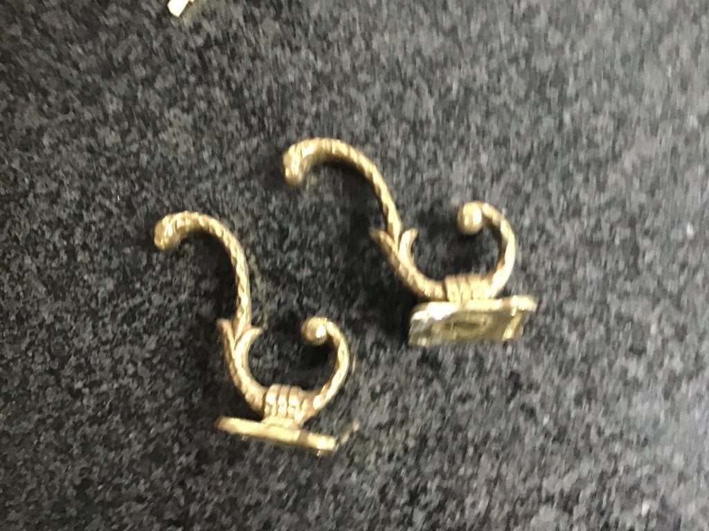 2 koperen haken, Antiek en Kunst, Ophalen, Koper