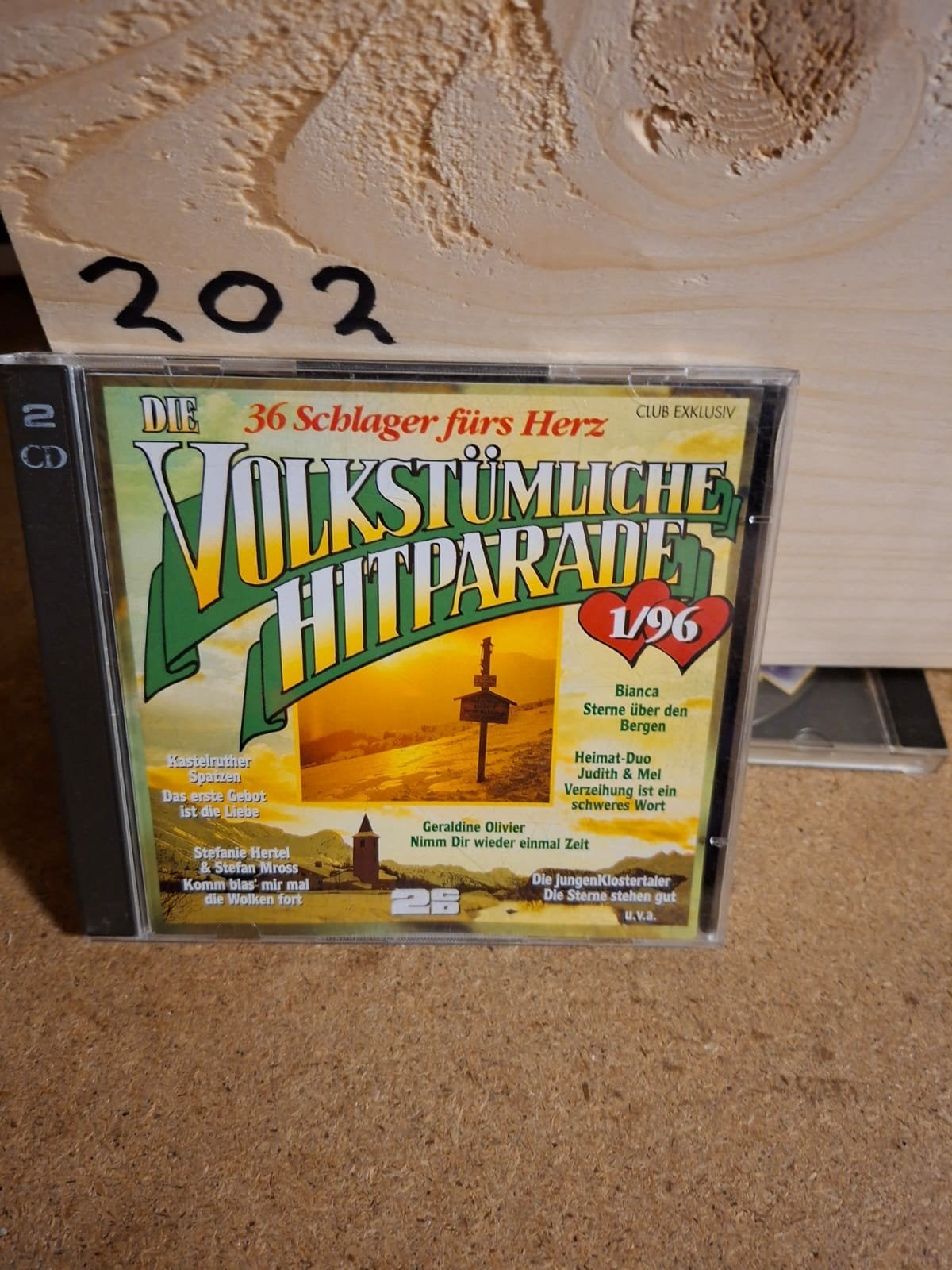Die Volkstümliche Hitparade 1/96 - 36 Schlager fürs Herz CD, Cd's en Dvd's, Ophalen of Verzenden, Gebruikt, Album, Schlager