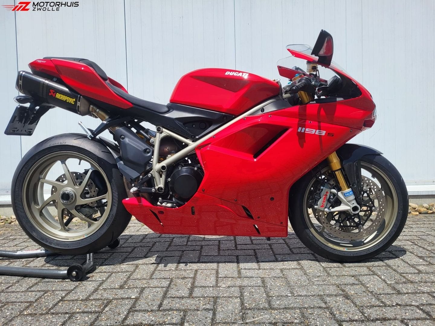 Ducati 1198 S (bj 2009 - 9.459 km !!) Akrapovic - als nieuw, DUCATI, 2 cilinders, 1198 cc, Motorrijbewijs A