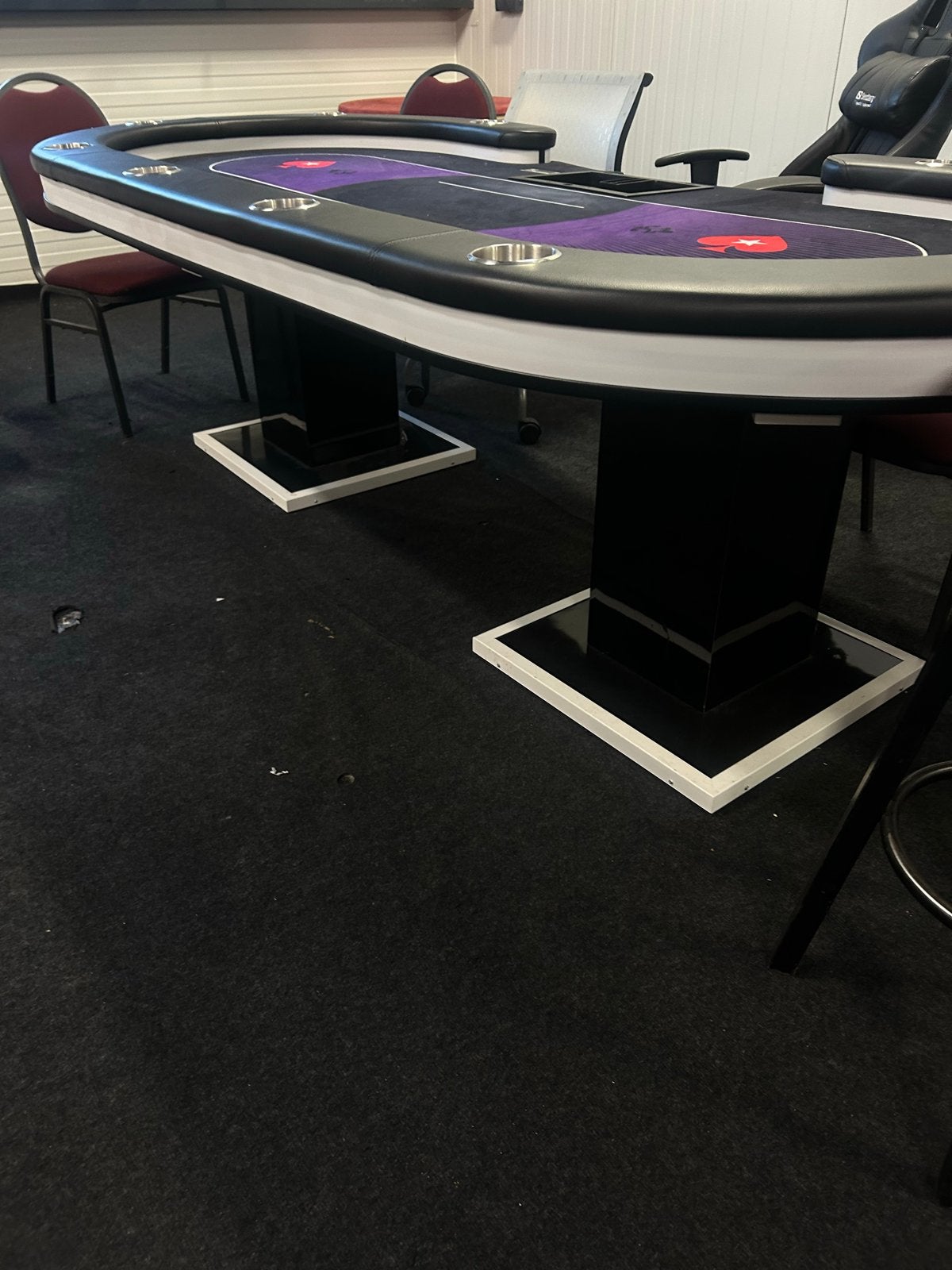 Luxe Pokertafel, Vijf spelers of meer, Ophalen of Verzenden, Gebruikt