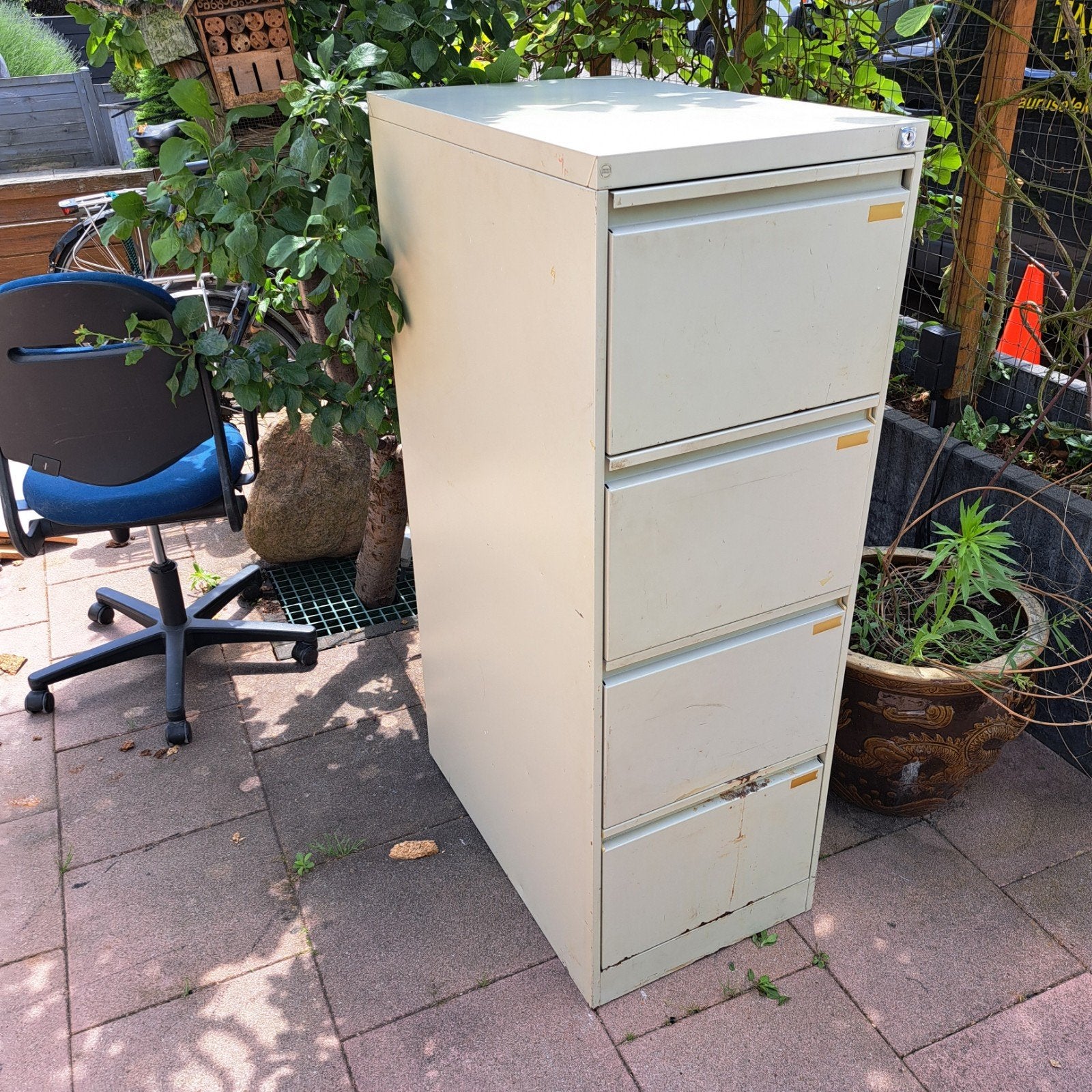 Drentea Emmen archiefkast met 4 laden, Ophalen, Gebruikt, 25 tot 50 cm, Minder dan 100 cm
