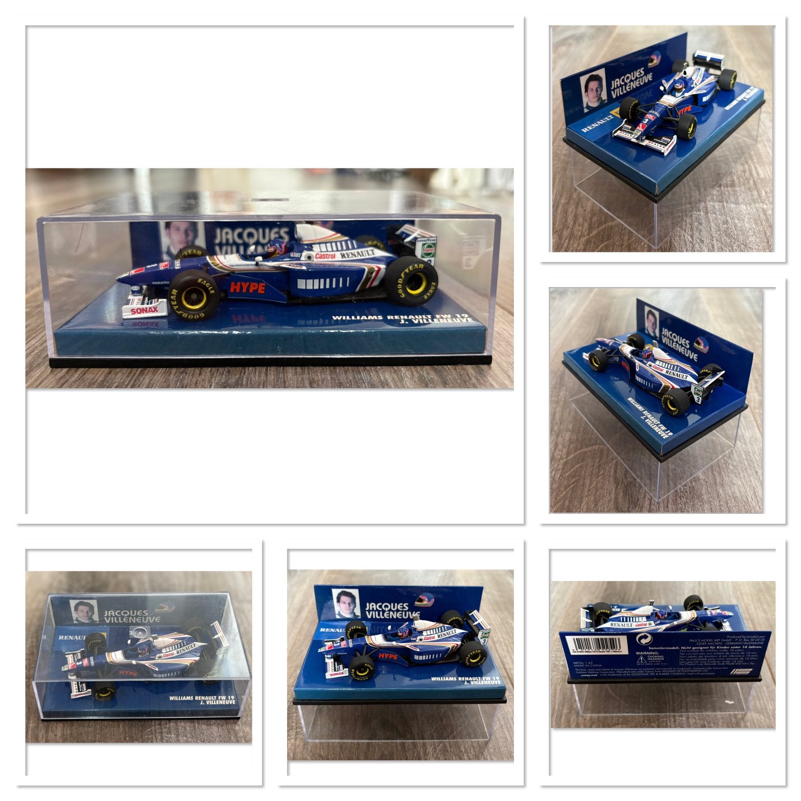 Williams Renault FW 19 Jacques Villeneuve (Minichamps), Ophalen of Verzenden