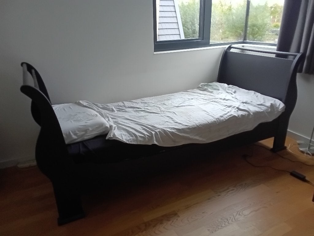 Lifetime ledikant - zonder matras - 200 x 90, Ophalen, Gebruikt, 90 cm, Eenpersoons