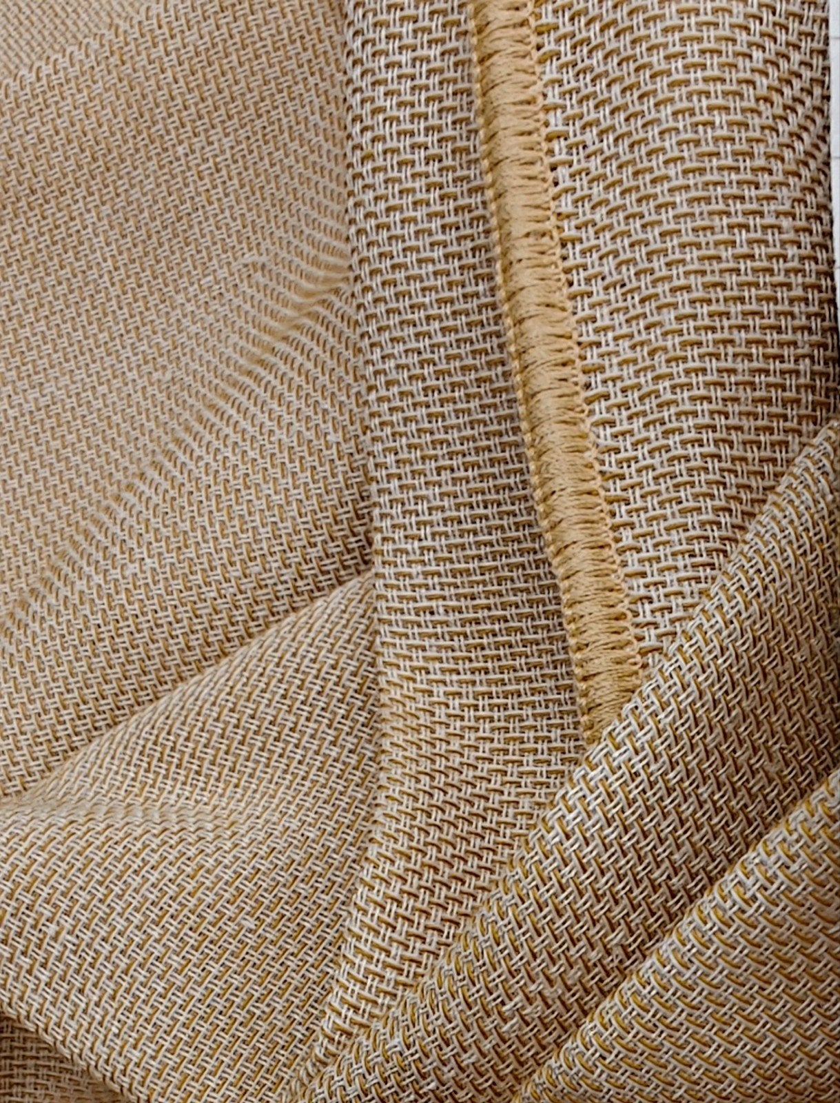Vitrage/Inbetween Stof per meter - Loodveter onderkant, Loodveter, Nieuw, Ophalen of Verzenden, Polyester