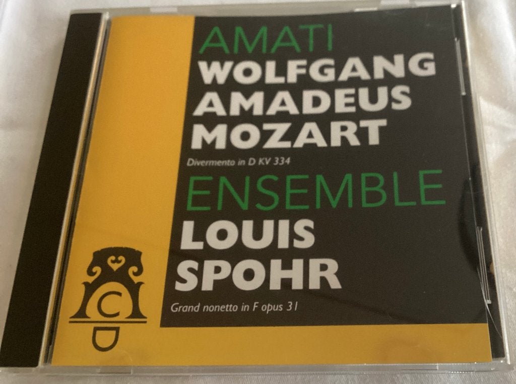 Mozart Amati Ensemble CD, Gebruikt, Mozart, Ophalen of Verzenden, Classicisme