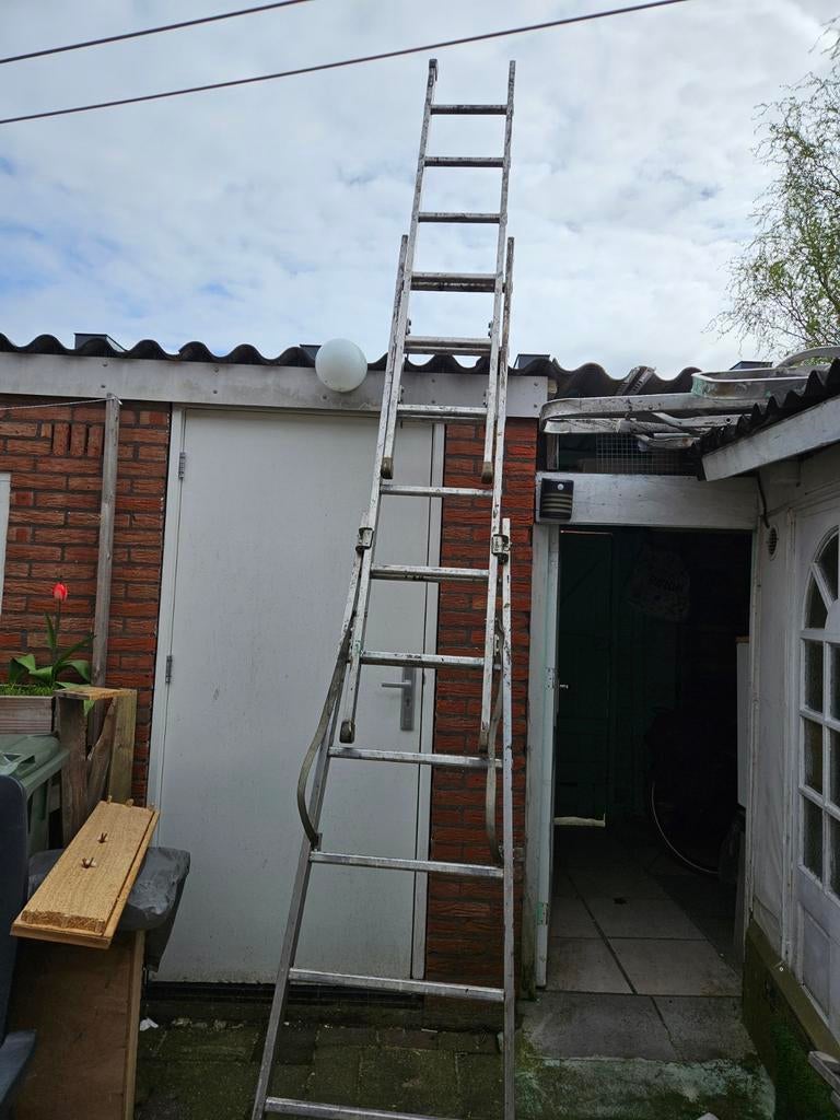 Stevige uitschuifbare ladder - Ideaal voor klussen, Ophalen, Gebruikt, Ladder, Opvouwbaar of Inschuifbaar