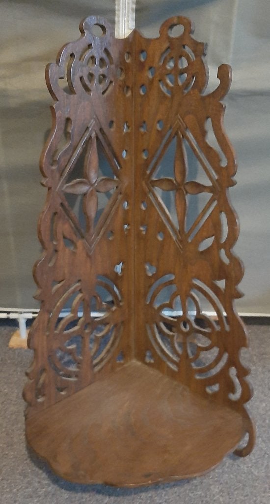 Brocante houten hoekconsole, Ophalen