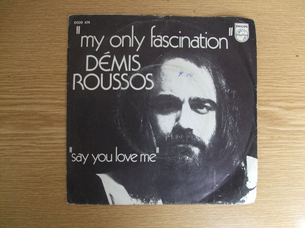 DEMIS ROUSSOS     MY ONLY FASCINATION / SAY YOU LOVE ME, 7 inch, Ophalen of Verzenden, Zo goed als nieuw, Pop