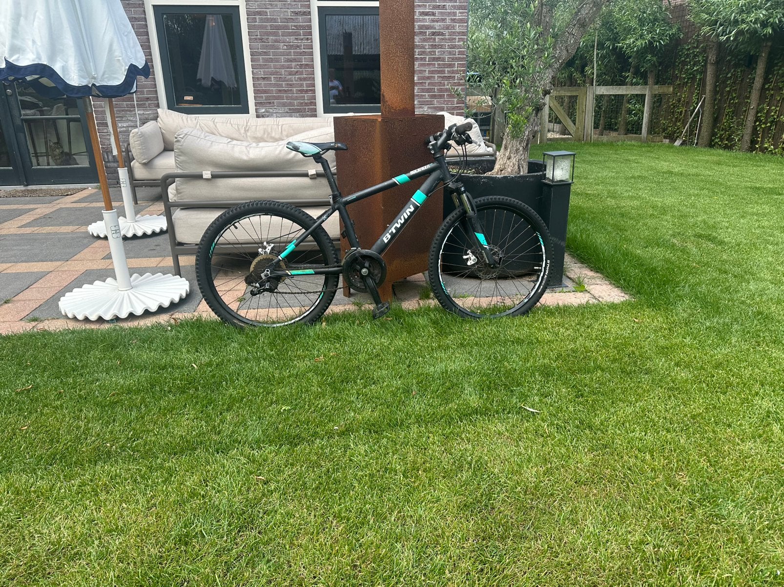 Bwtin rockrider700, Fietsen en Brommers, Ophalen, Gebruikt, Vering, Minder dan 49 cm