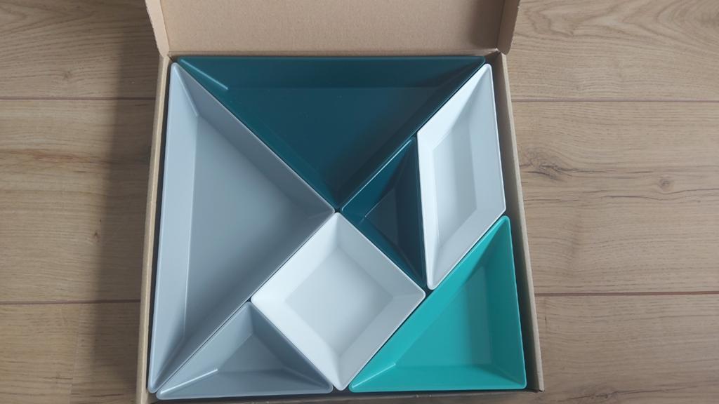 Koziol Tangram Gourmet set - 7-delig, Overige typen, Kunststof, Nieuw, Ophalen of Verzenden
