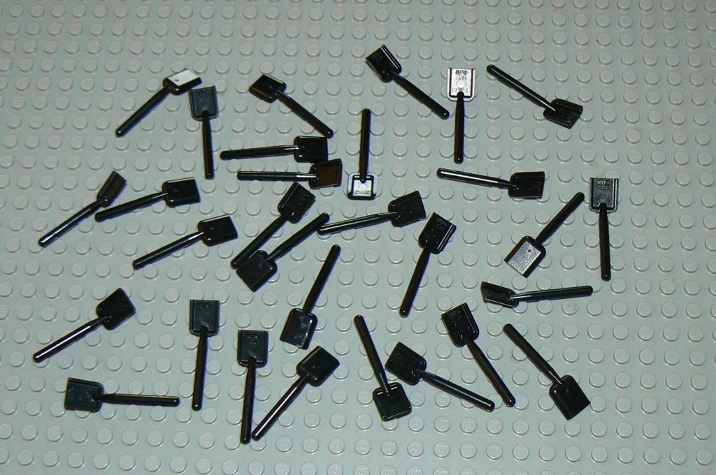 L1352 Schep zwart 30 st., Ophalen of Verzenden, Nieuw, Losse stenen, Lego
