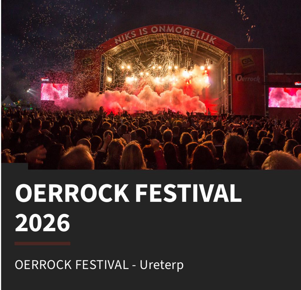 Oerrock vrijdag en zaterdag tickets 2 x, Eén persoon