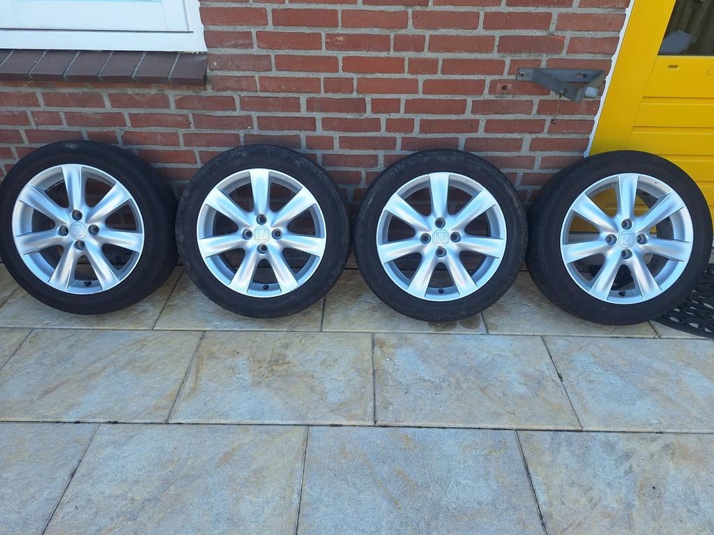 Honda 16 inch wielen insight jazz civic logo, Ophalen, Honda