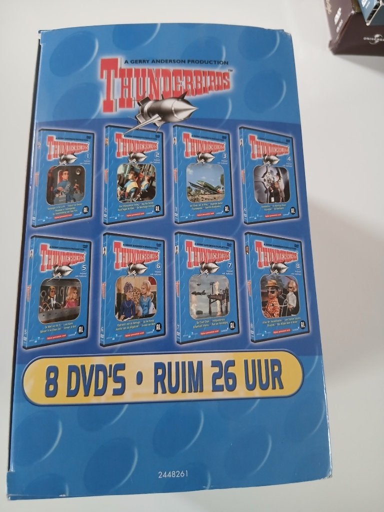Thunderbirds Collectie - 8dvd boxset, Cd's en Dvd's, Dvd's | Tv en Series, Vanaf 6 jaar, Ophalen, Gebruikt, Actie en Avontuur