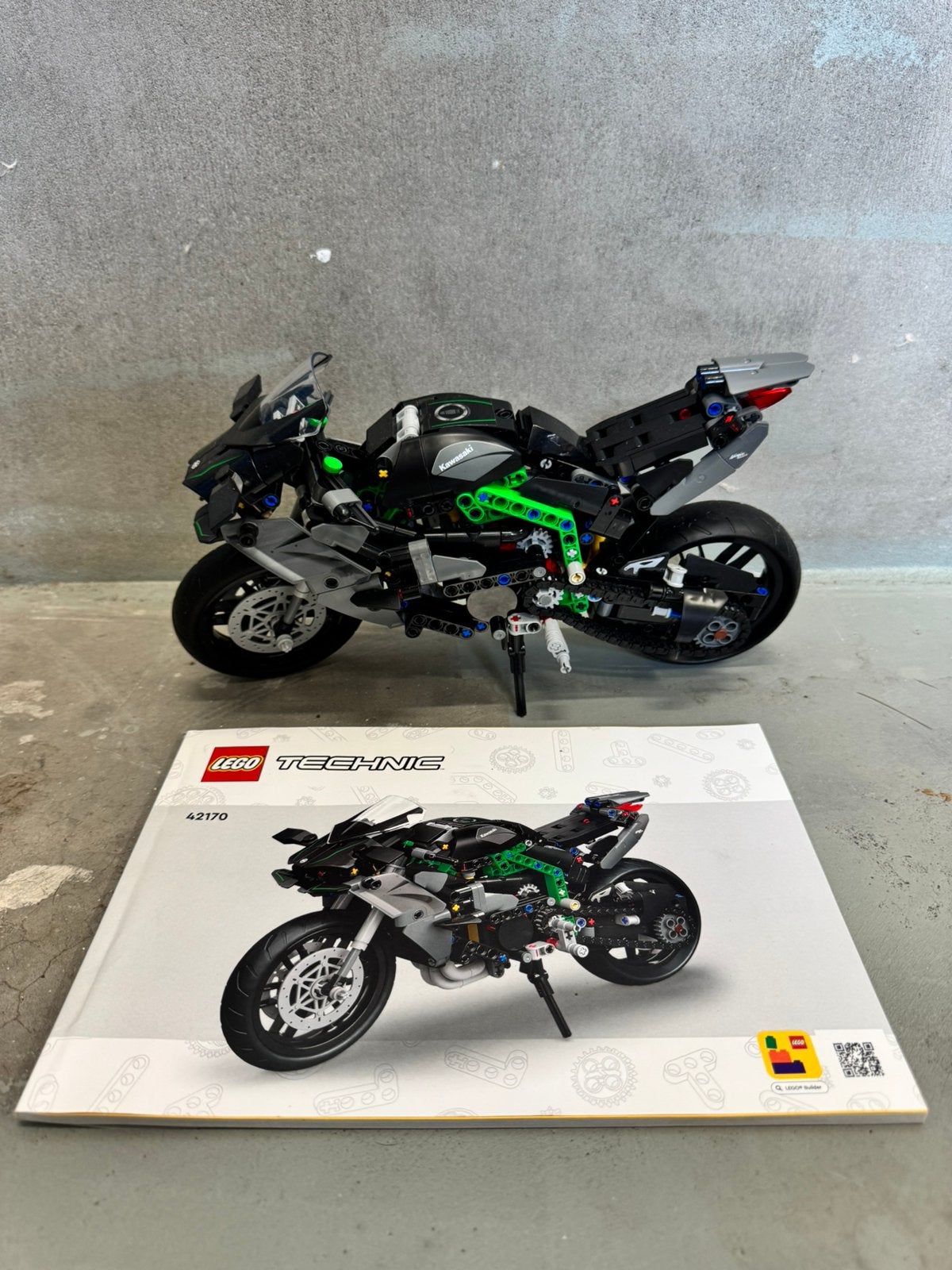 Lego Technic Kawasaki Ninja H2R motor (42170), Kinderen en Baby's, Speelgoed | Duplo en Lego, Lego, Compleet, Ophalen of Verzenden