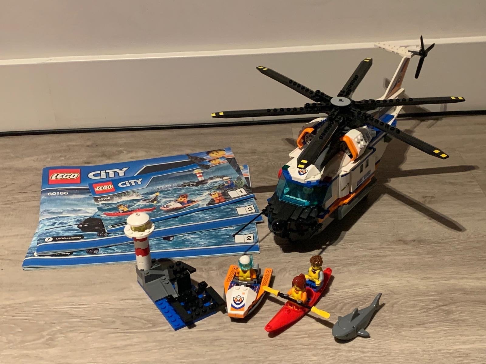 LEGO City 60166 Reddingshelikopter en reddingsbrigade, Ophalen of Verzenden, Zo goed als nieuw