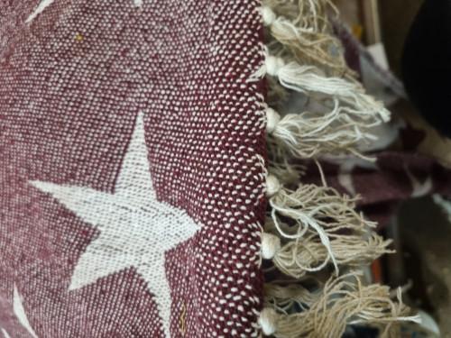 kleden geweven sterren 2 stuks, Huis en Inrichting, Tafelkleden, Ophalen of Verzenden, 'T Olde Gre-j, Info@toldegrej.nl, Endepoelstraat 20f Didam