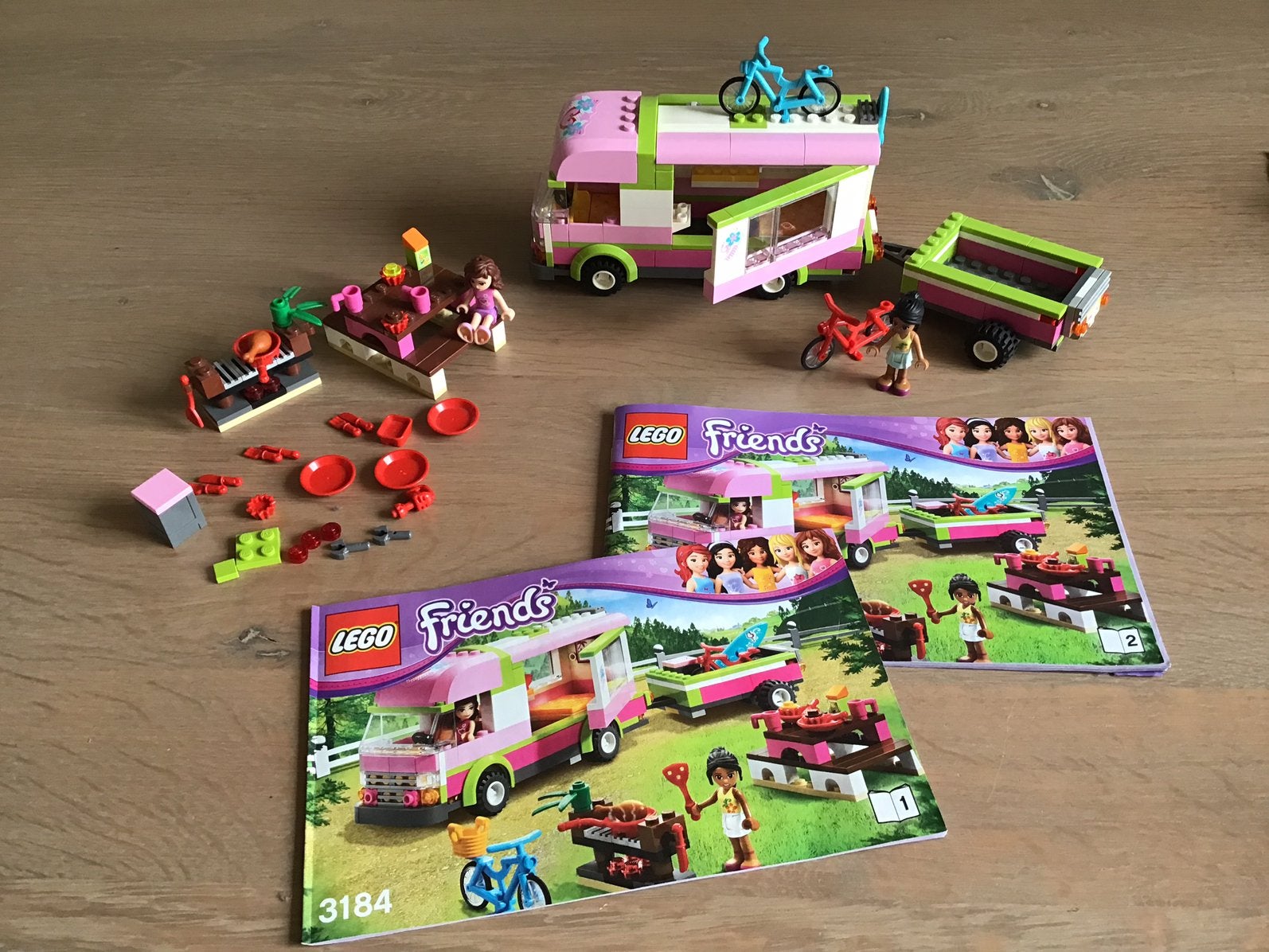 LEGO Friends 3184 Coole Camper, Lego, Friends, Ophalen of Verzenden, Zo goed als nieuw