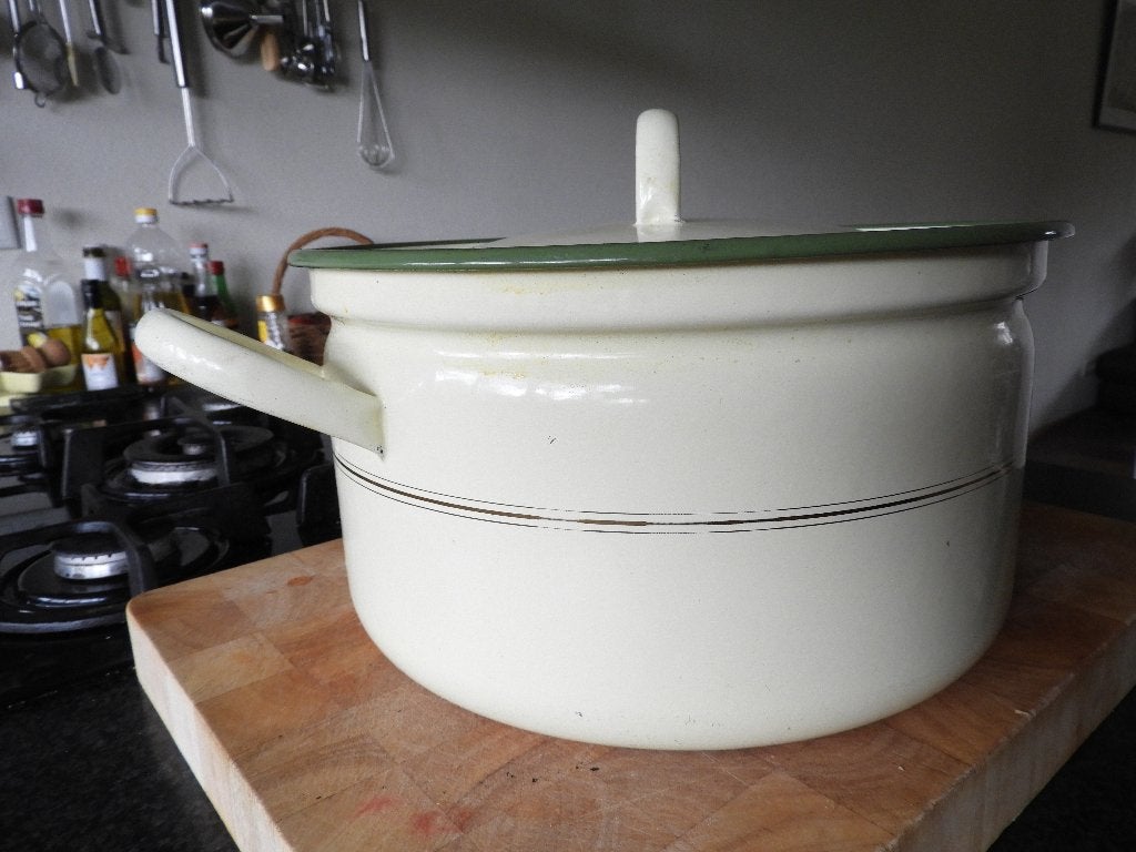 pan, Ophalen, Gebruikt, Met deksel, Kookpan