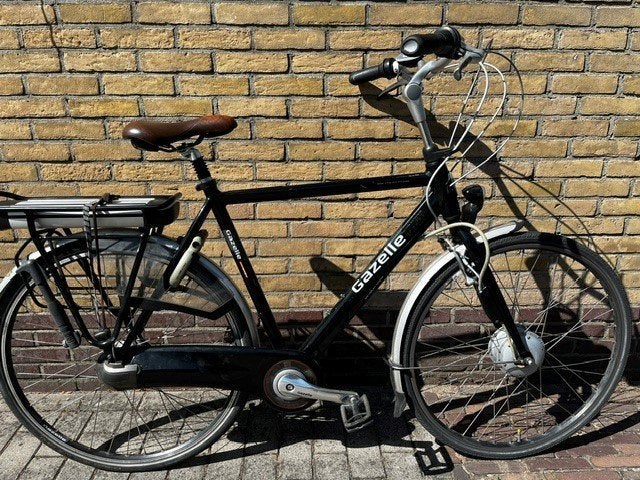 Gazelle Orange Pure Innergy ebike heren 57cm, Ophalen, Gebruikt, Velgrem, Versnellingen