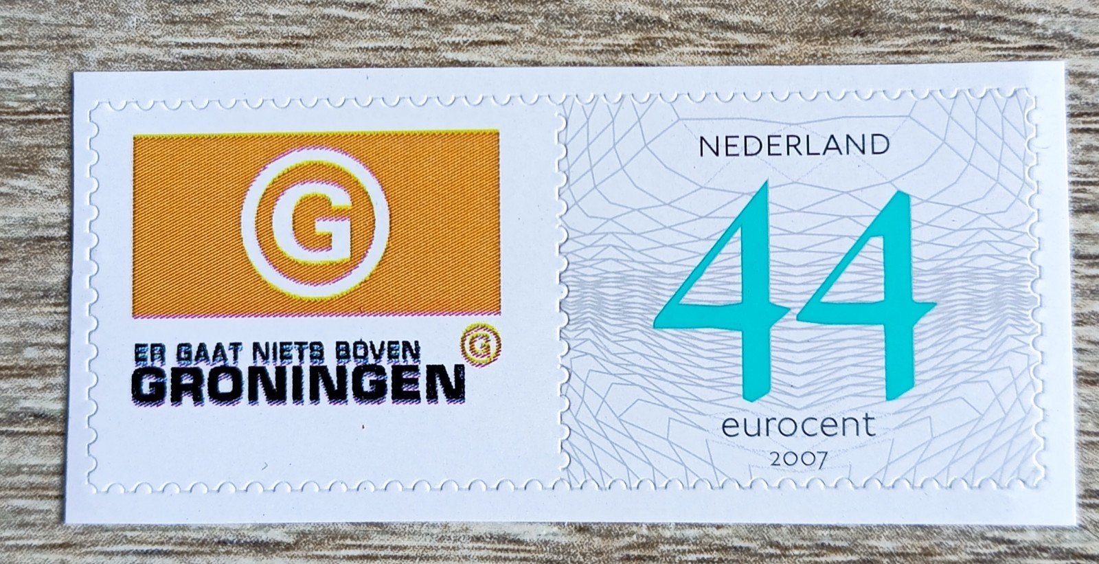 Persoonlijke postzegel 44 eurocent Groningen 2007, Postzegels en Munten, Ophalen of Verzenden, Na 1940, Postfris