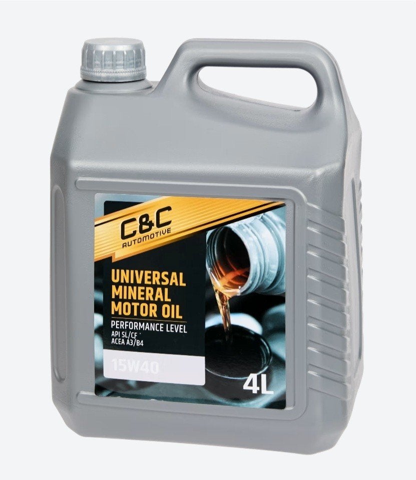Minerale Motorolie 15W40 - 8L voor Benzine/Diesel/LPG, Ophalen of Verzenden, Nieuw, Oldtimer onderdelen