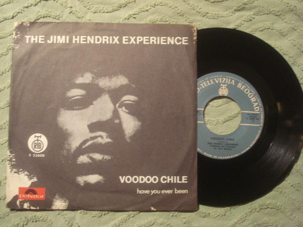 Jimi Hendrix Experience 7" Single: Voodoo Chile (Joegoslavië, Ophalen of Verzenden, Zo goed als nieuw, Rock en Metal