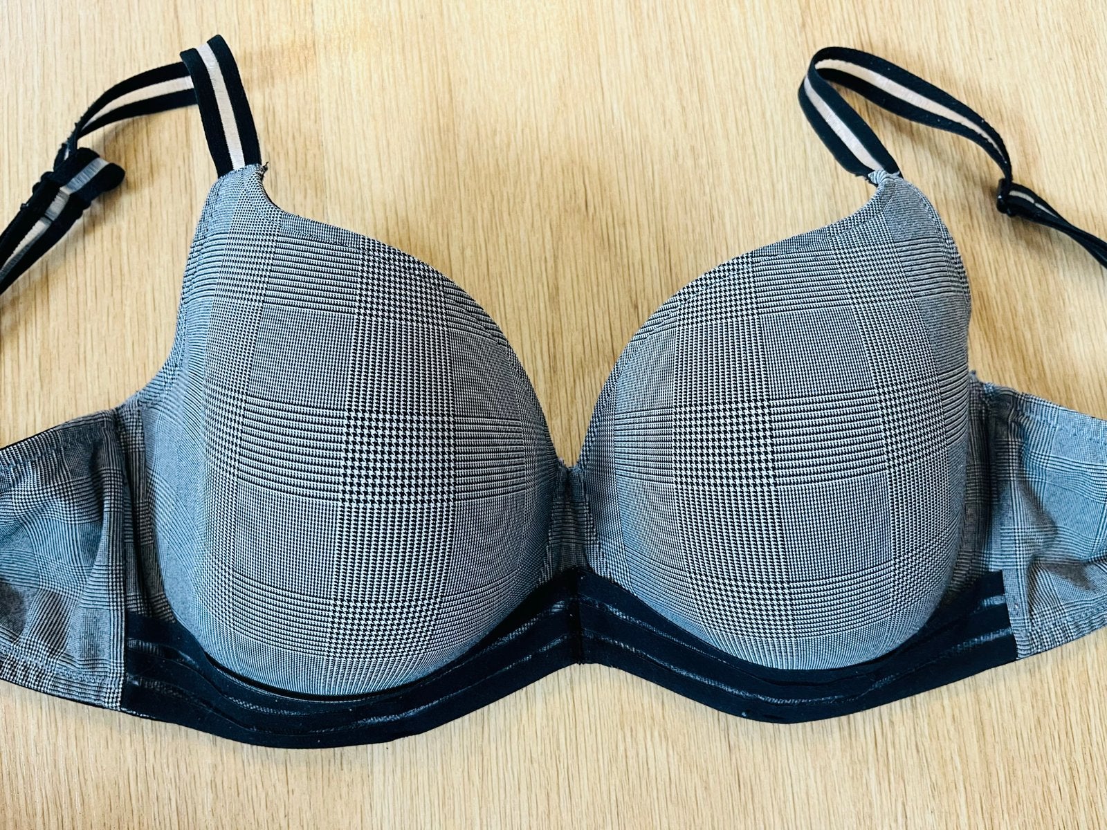 Prima Donna BH maat 75E - Geruit patroon, Ophalen of Verzenden, Grijs, BH